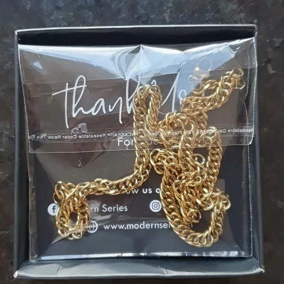 FIX FLAT LINK GOLDEN CHAIN by Modernseries - Picture 6 of 11